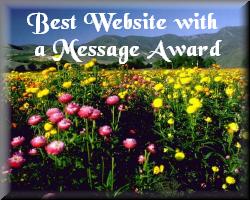 Becky's Best Website with a Message Award